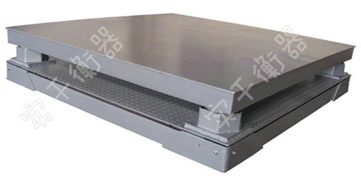 三層不銹鋼地磅秤